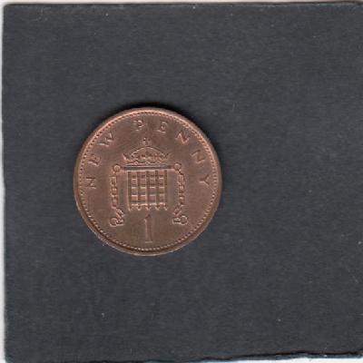 Beschrijving: 1 Penny ELIZABETH II